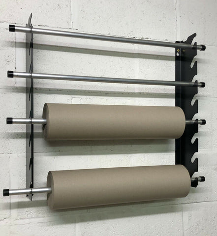 Wall Mounted - 150cm - Roll Holder Wrapping Paper Dispenser Pole Vinyl Textiles