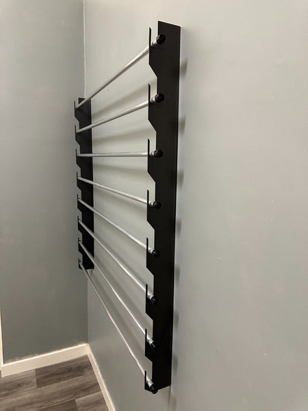 Wall Rack Roll Holder Dispenser 125cm Wide Poles x10 - Vinyl Tints Wrap Textiles