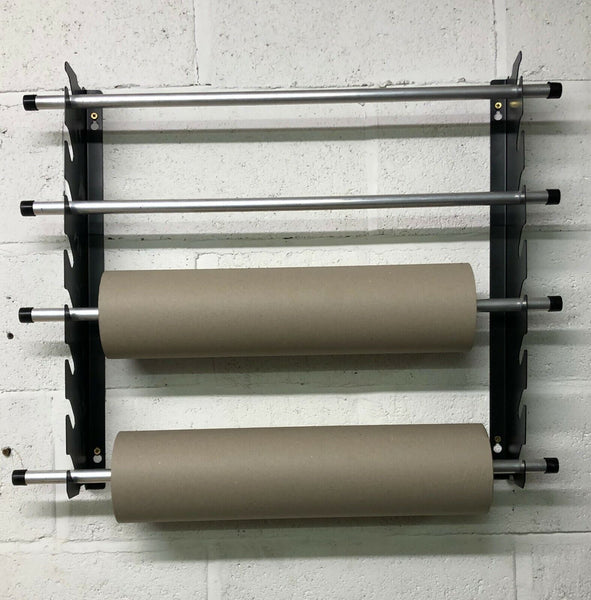 Wall Mounted - 160cm - Roll Holder Wrapping Paper Dispenser Pole Vinyl Textiles