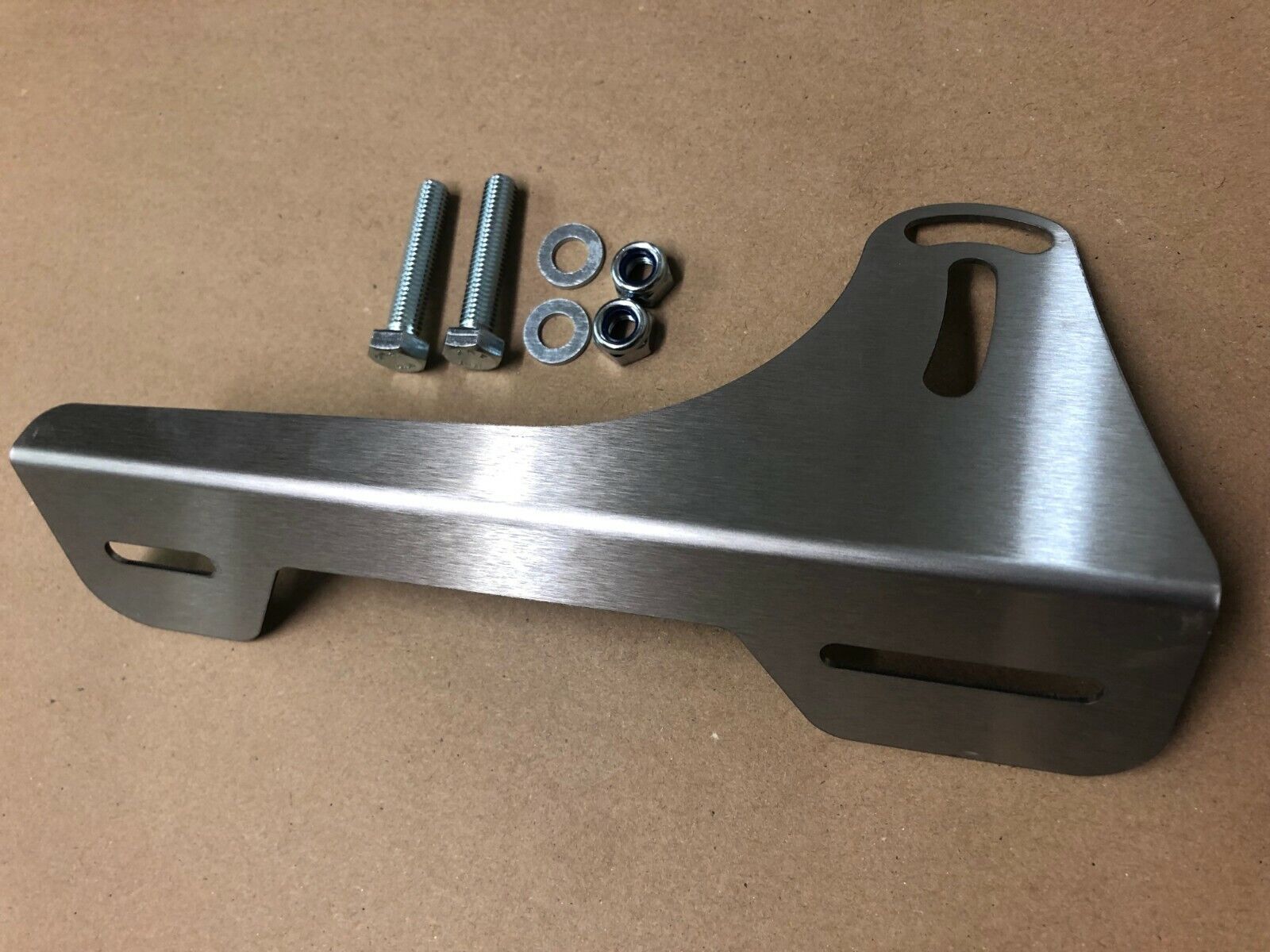 Stainless Stee Mazda MX5  Number plate Bracket offset 1989-05 Mk1 Mk2 Mk2.5 S/S