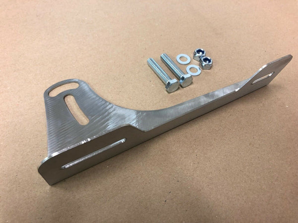 Stainless Stee Mazda MX5  Number plate Bracket offset 1989-05 Mk1 Mk2 Mk2.5 S/S